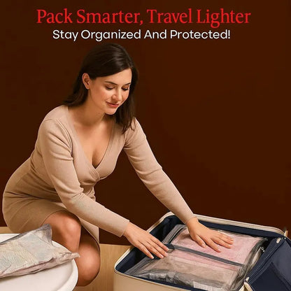 [15 Pack]Cordless Travel Vacuum Storage Compression Bag Set 15 Pack -Vacuum Bags for Travel with Rechargeable air Pump,for Luggage and Suitcase, Space Saver for Clothes and Clothing Travel Zipper Pouches